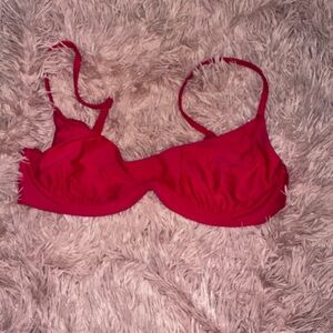 Women's Red Underwire Bra